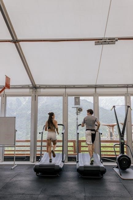 pro fitness running machine manual